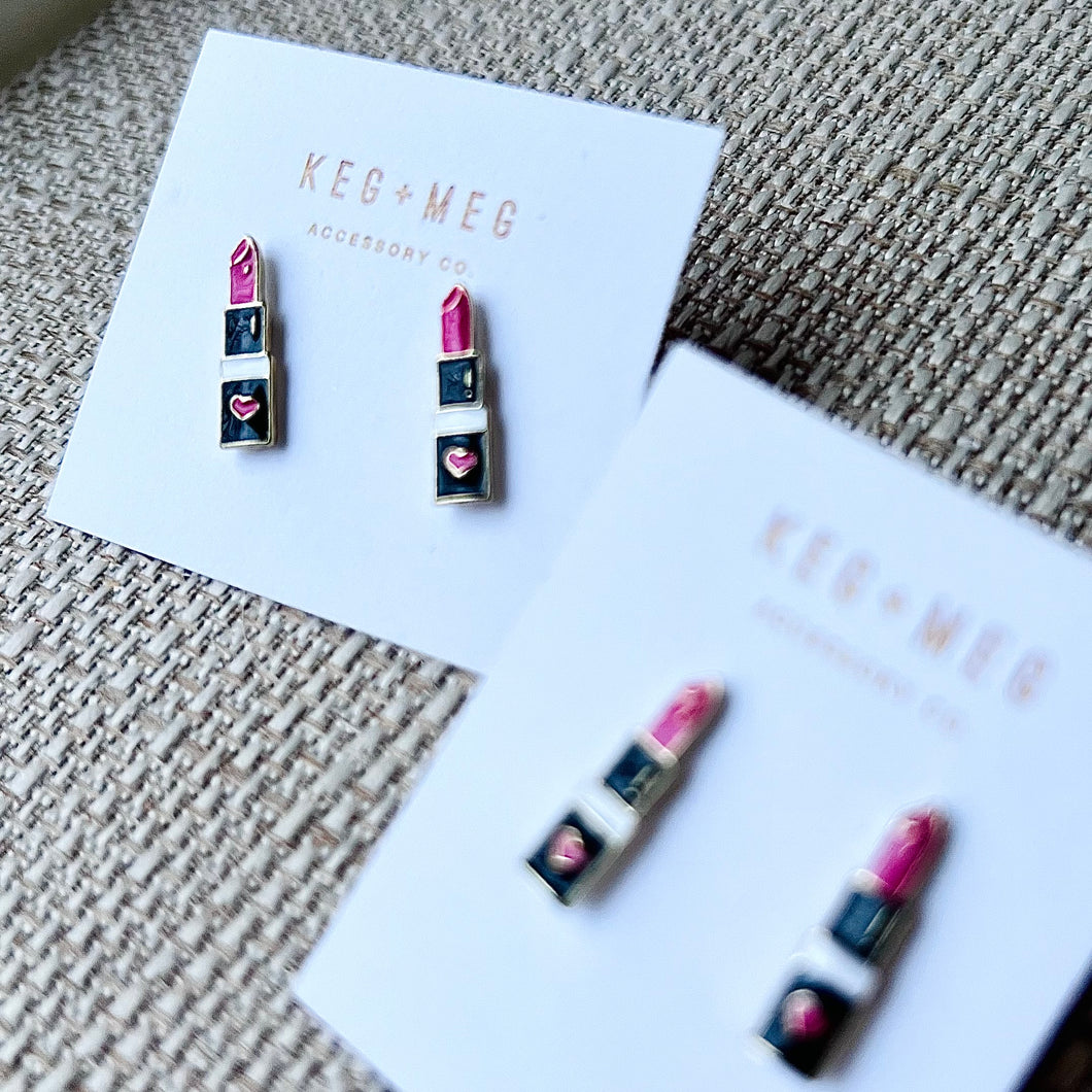 Mini Lipstick Studs