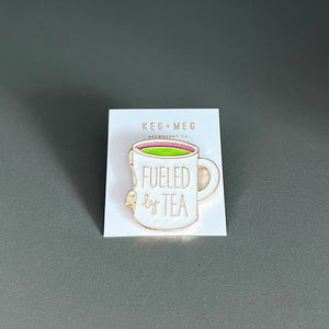 Fueled By Tea Pin