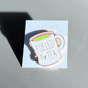 Fueled By Tea Pin