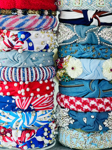 Fancy Denim Headband