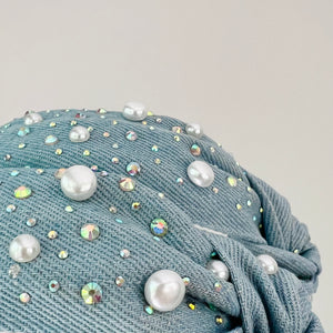 Fancy Denim Headband