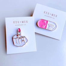 Load image into Gallery viewer, One Finger Salute Pin
