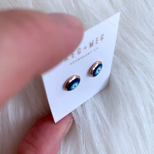 Mini Evil Eye Studs