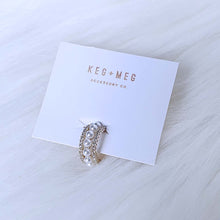 Load image into Gallery viewer, Pavé Pearl Ear Cuff
