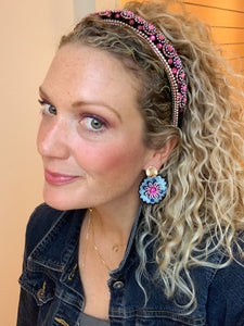 Embroidered Floral Bursts