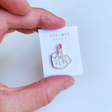 Load image into Gallery viewer, One Finger Salute Pin
