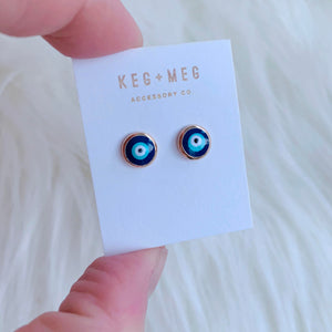 Mini Evil Eye Studs