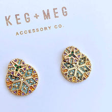 Load image into Gallery viewer, Mosaic Disc Ear Jackets
