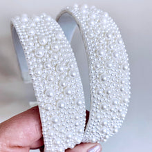 Load image into Gallery viewer, Tiffany Pearl Headband
