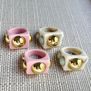 Acrylic Block Rings