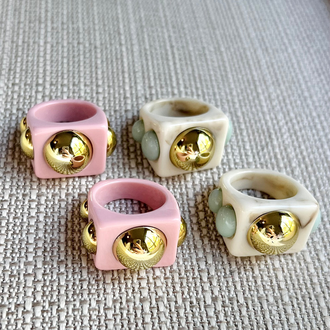 Acrylic Block Rings