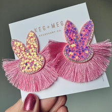 Load image into Gallery viewer, Bunny Fringe Earrings
