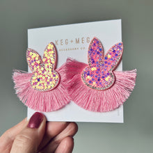 Load image into Gallery viewer, Bunny Fringe Earrings
