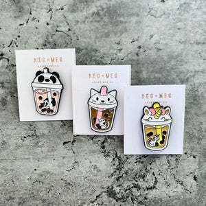 Boba Enamel Pin