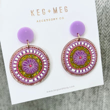 Load image into Gallery viewer, Artsy Acrylic Drop Earrings
