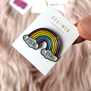 Sassy Rainbow Pin