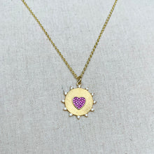 Load image into Gallery viewer, Heart Medallion Necklace
