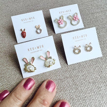 Load image into Gallery viewer, Bunny Love Studs

