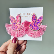 Load image into Gallery viewer, Bunny Fringe Earrings
