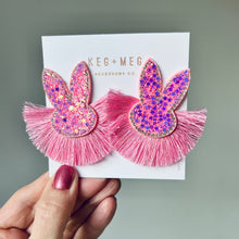 Load image into Gallery viewer, Bunny Fringe Earrings
