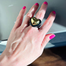 Load image into Gallery viewer, Heart Acrylic Block Rings
