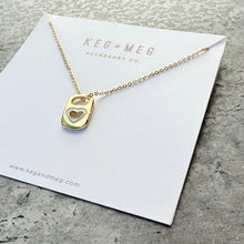 Load image into Gallery viewer, Pull Tab Heart Necklace

