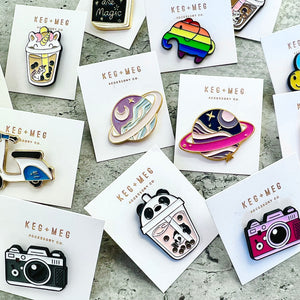 Happy Colors Pin