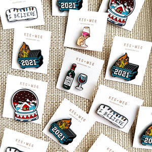 Believe Holiday Pin