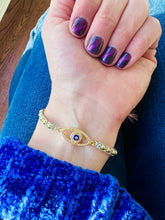 Load image into Gallery viewer, Whimsical Evil Eye Bracelet
