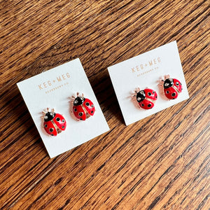 Ladybug Studs