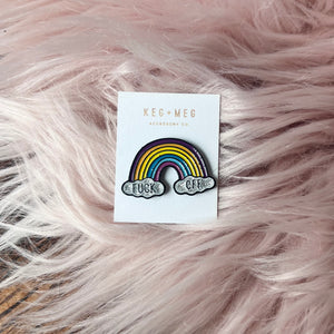Sassy Rainbow Pin