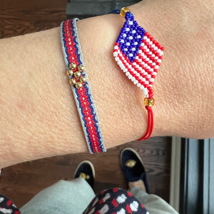 Patriotic Ribbon Bracelet