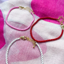 Load image into Gallery viewer, Enamel Link Bracelet
