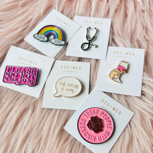 Sassy Rainbow Pin