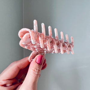Pink Pearl Hair Clip