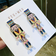 Load image into Gallery viewer, Nutcracker Earrings
