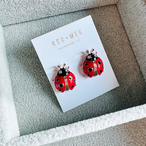 Ladybug Studs