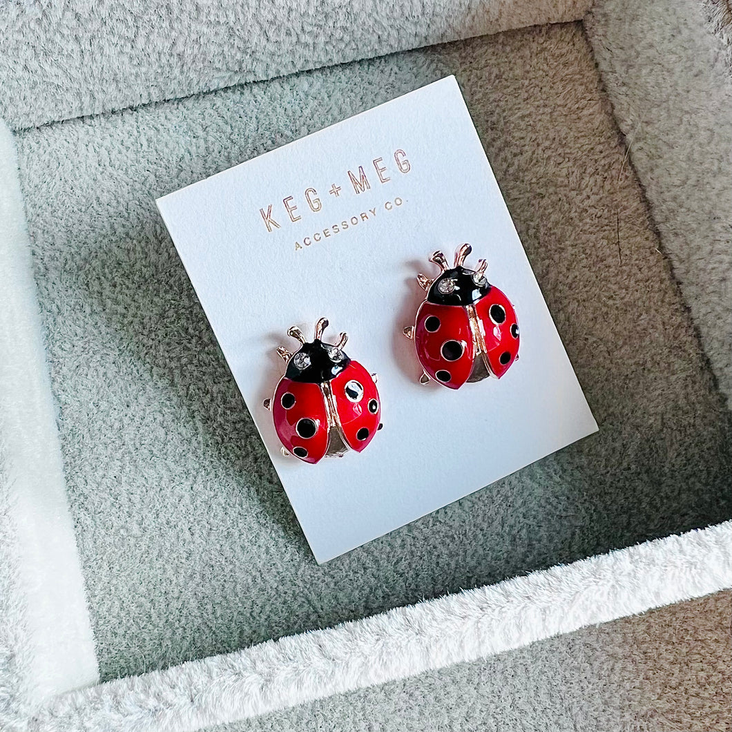 Ladybug Studs