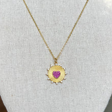 Load image into Gallery viewer, Heart Medallion Necklace
