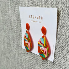 Load image into Gallery viewer, Artsy Acrylic Drop Earrings
