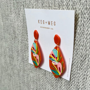 Artsy Acrylic Drop Earrings