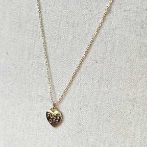 My Cold Black Heart Necklace